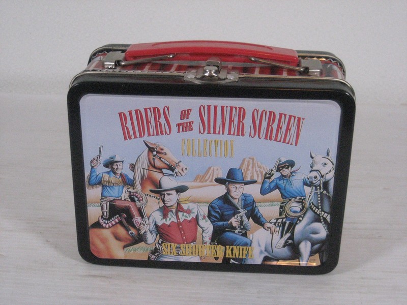 RIDERS OF THE SILVER SCREEN HOPALONG CASSIDY SIX SHOOTER KNIFE COLLECTIBLE