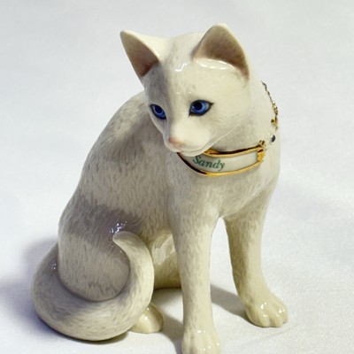 Vintage Lenox Cat Sculpture Figurine Fine Ivory China My Little Darling - Sandy
