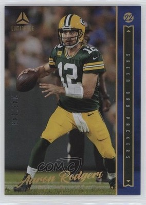 2022 Panini Luminance Blue 143/149 Aaron Rodgers #31 z7j