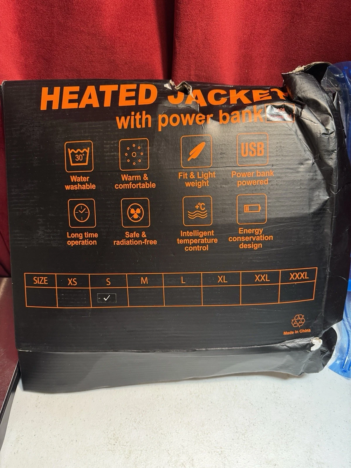 OAOA Heated Jacket 9 Zones Small Unisex DC-K101