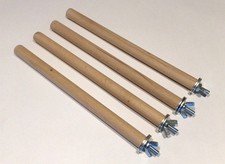 4 Sitzstangen für Vögel Sitzstange Wellensittich Sittiche , 15-20cm lang Ø 16mm