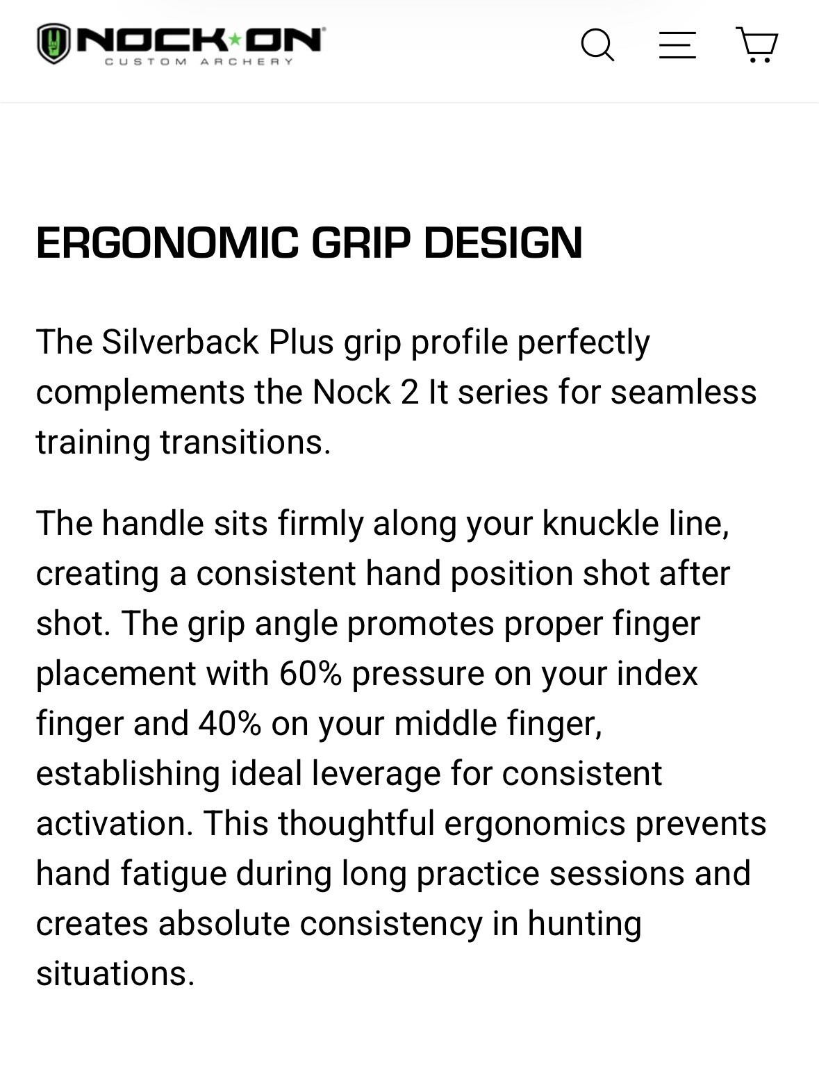 Carter Nock On Silverback Back Tension Release – Excellent Condition