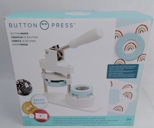 We R Memory Keepers - Button Press Kit - 20 Pieces - 1" and 2.25" Inserts - NEW