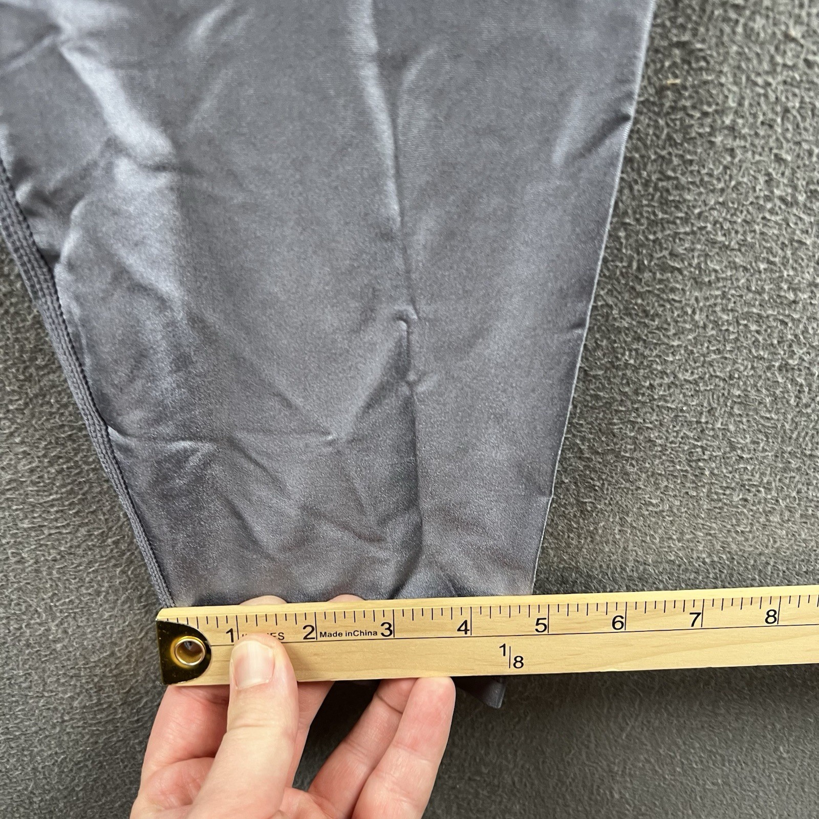 Kapow Leggings Mens XXL Silver Meggings Stretch 2XL Zip Pocket