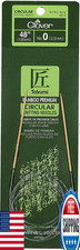 Clover Takumi Bamboo Circular Knitting Needles 48 Inch Size 0