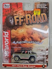 Auto World X-Traction 1971 Ford Baja Bronco, HO Scale Slot Car. NIP 12H 