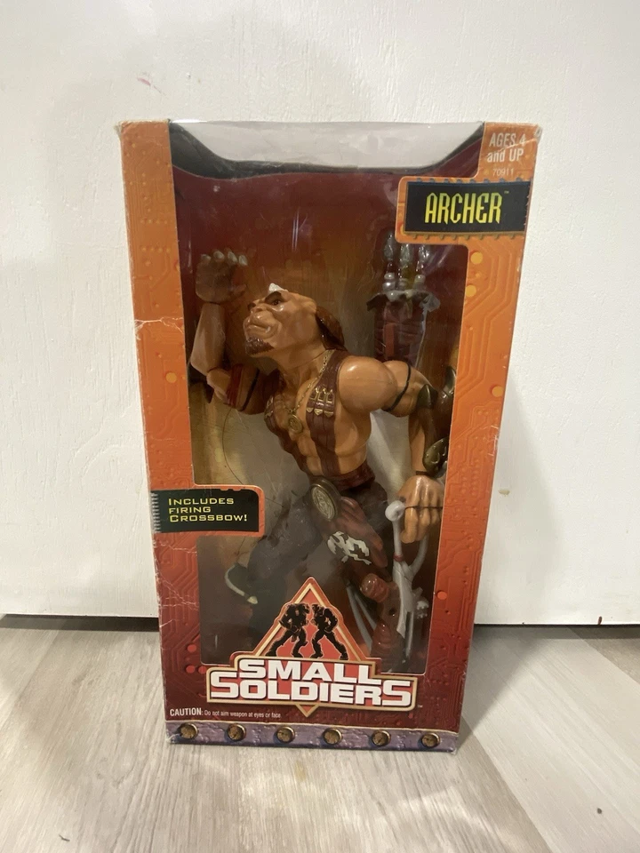 Boneco pequeno soldado arqueiro posável gorgonita vintage RARO NOVO 1998 12 polegadas - Imagem 2 de 4