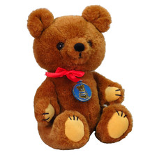 Vintage Dakin Bear Plush Theodore Yellowstone Teddy 1981 Jointed 11" Light Brown