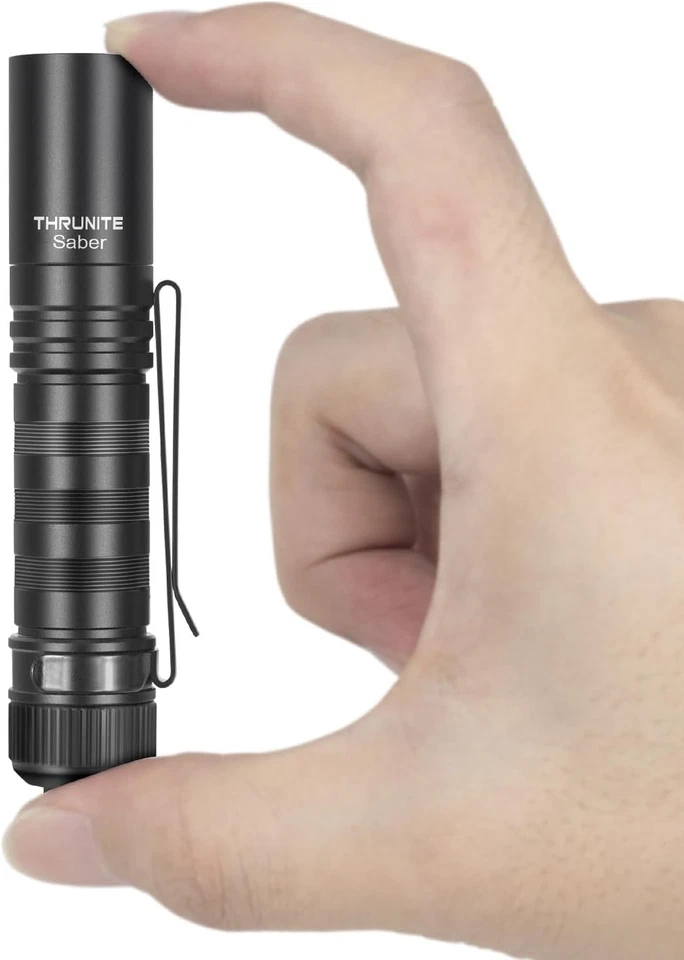 ThruNite Saber 659 Lumens Small EDC Flashlight AA Rechargeable, High Performance