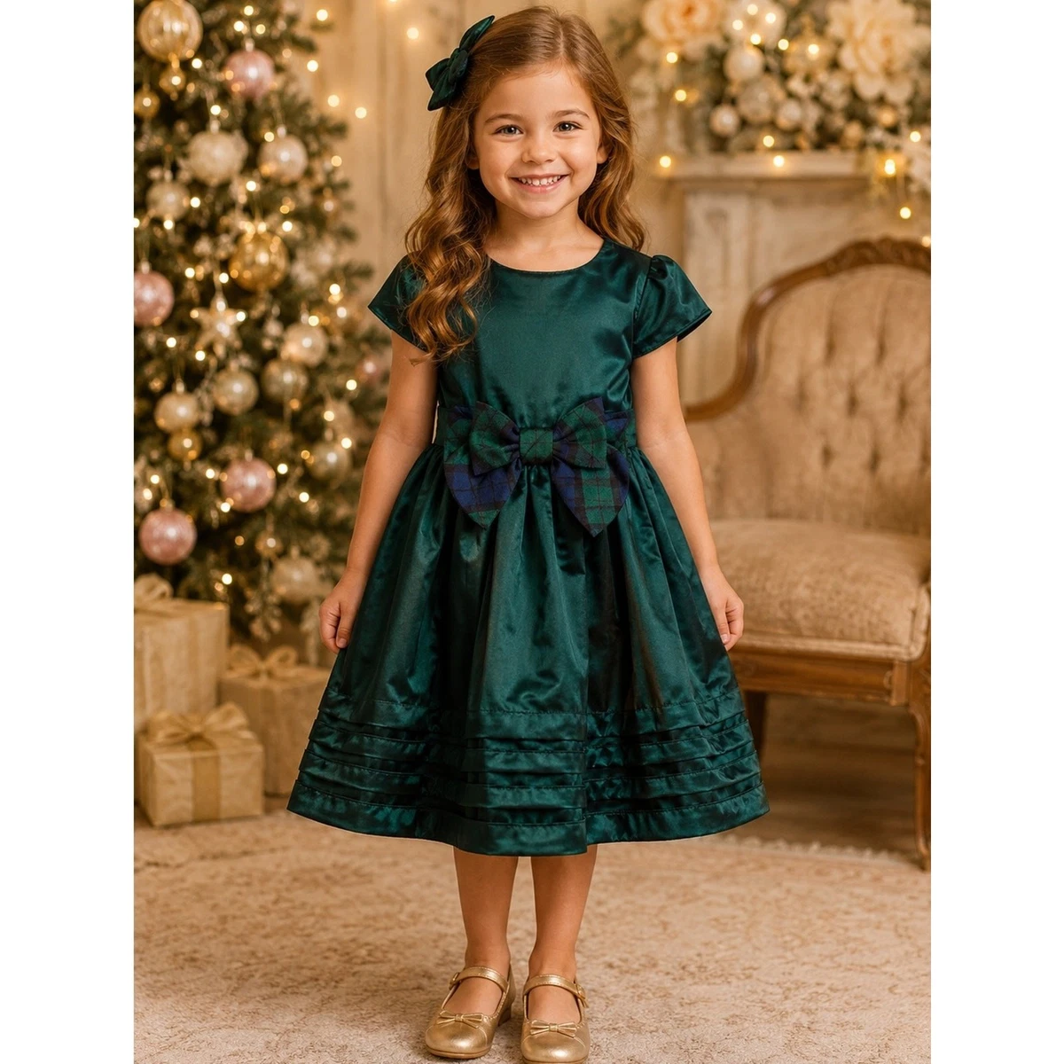 Winter Christmas 7 Size Dresses for Girls for sale