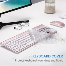 TopMate Ultra Slim Wireless Keyboard  Mouse Combo 2.4G   Rose Gold