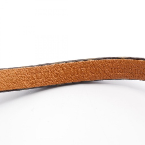 LOUIS VUITTON LV Petite Malle Bracelet M8012 Gold Plated Brown Used monogram - Picture 5 of 8