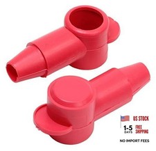 Fastronix 5/16" - 1/4" Stud Terminal Cover Bulk 50 Pack (Red) Red 50 Pack