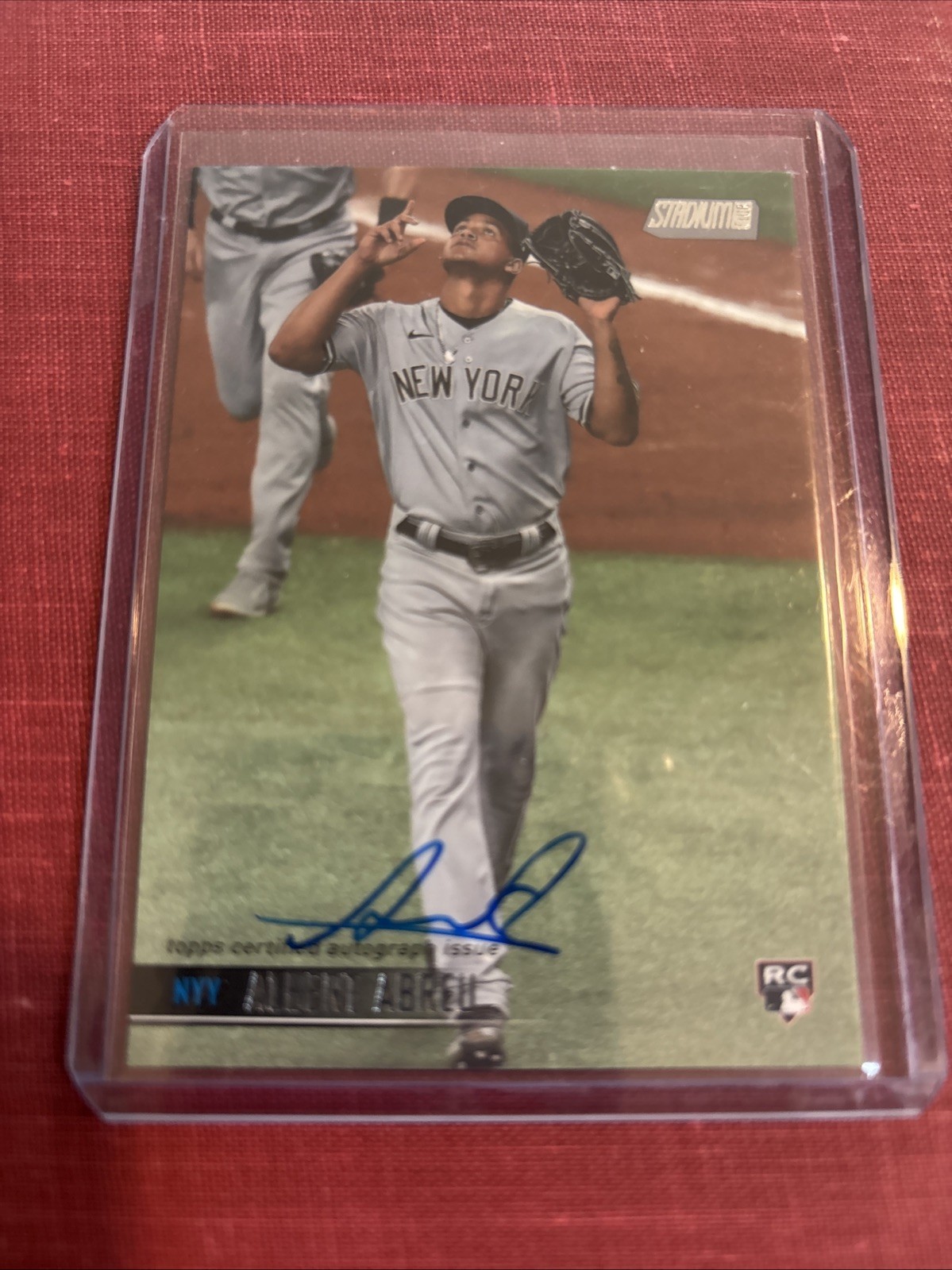 Albert Abreu #SCBA-AA 2021 Stadium Club Baseball Autographs