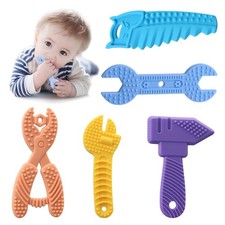 5PCS Baby Silicone Teething Toys BPA Free