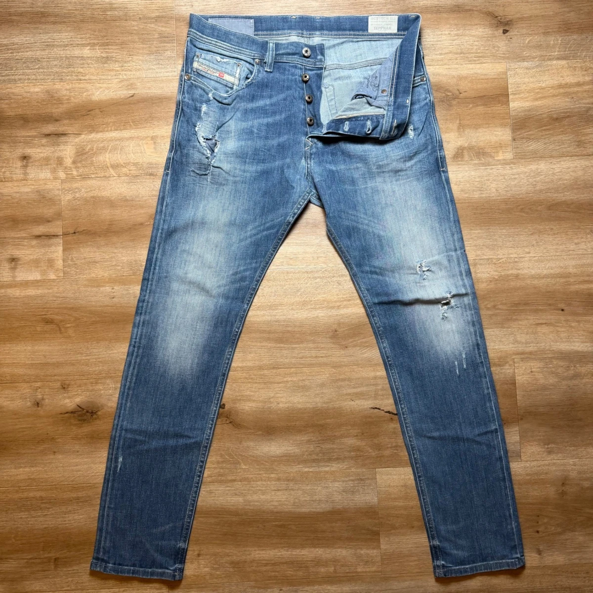 DIESEL TEPPHAR SLIM CARROT スキニーデニム パンツ Diesel Tepphar Slim Jeans for Men for sale - eBay