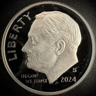 2024-S 99.9% SILVER PROOF Roosevelt Dime .999 Fine DEEP ULTRA CAMEO Coin