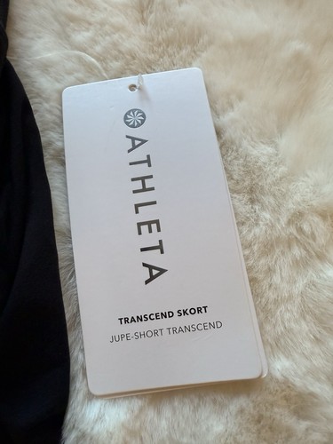 Neu mit Etikett Athleta schwarz Transcend Skort Rock große integrierte Taschen Shorts neu $ 80 - Bild 4 von 12