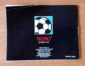 Tecmo World Cup Soccer - Nintendo NES game - PAL - Complete