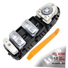 Front Driver Side Power Window Switch Fits Mercedes-Benz C300 C350E Black