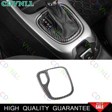 For Jeep Compass 17-2020 ABS Carbon Fiber Central Console Gear Shift Frame Cover
