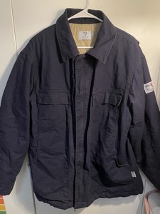 Tyndale Jacket Coat Blue 45 CAL Cat 4 Flame Resistant FR MADE IN USA Large L