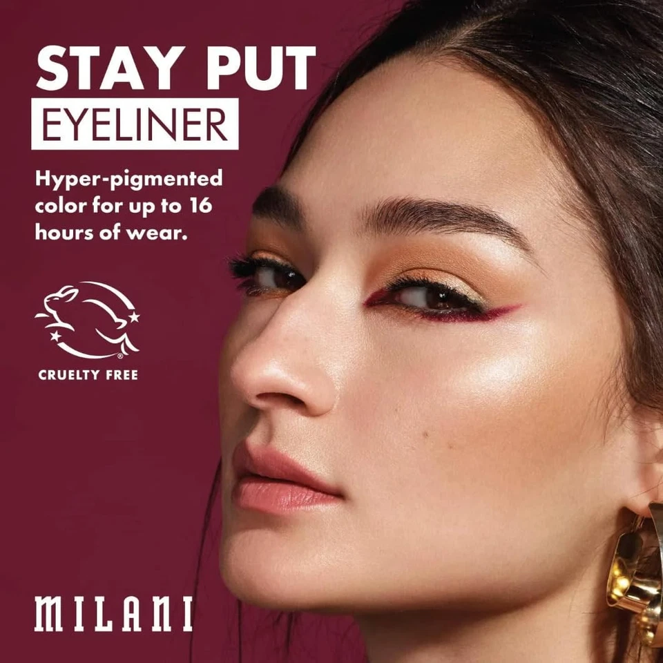 Milani Self Sharpening Waterproof Eyeliner Pencil 8 Shades Long Lasting Color - Image 2 of 3