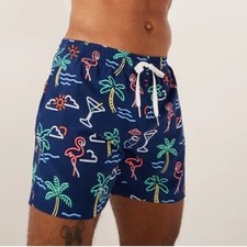 Chubbies 7" Neon Lights Swim Trunks size XL