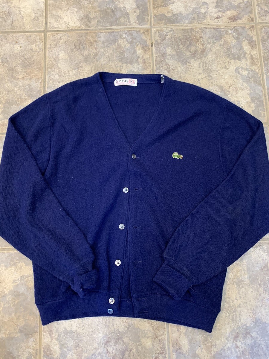 Yellow Izod Lacoste Cardigan Lacoste Cardigan