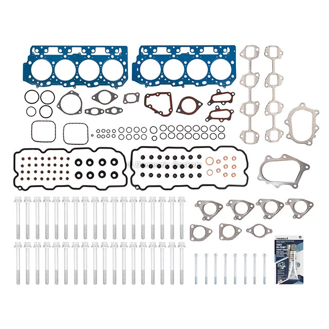 Juego de juntas de culata diésel 6,6 para Chevrolet Silverado GMC Sierra 01-04 pernos de 0,037" Foto 2 de 4