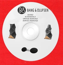 1 service manual for BANG & OLUFSEN Audio on 1 dvd in pdf format