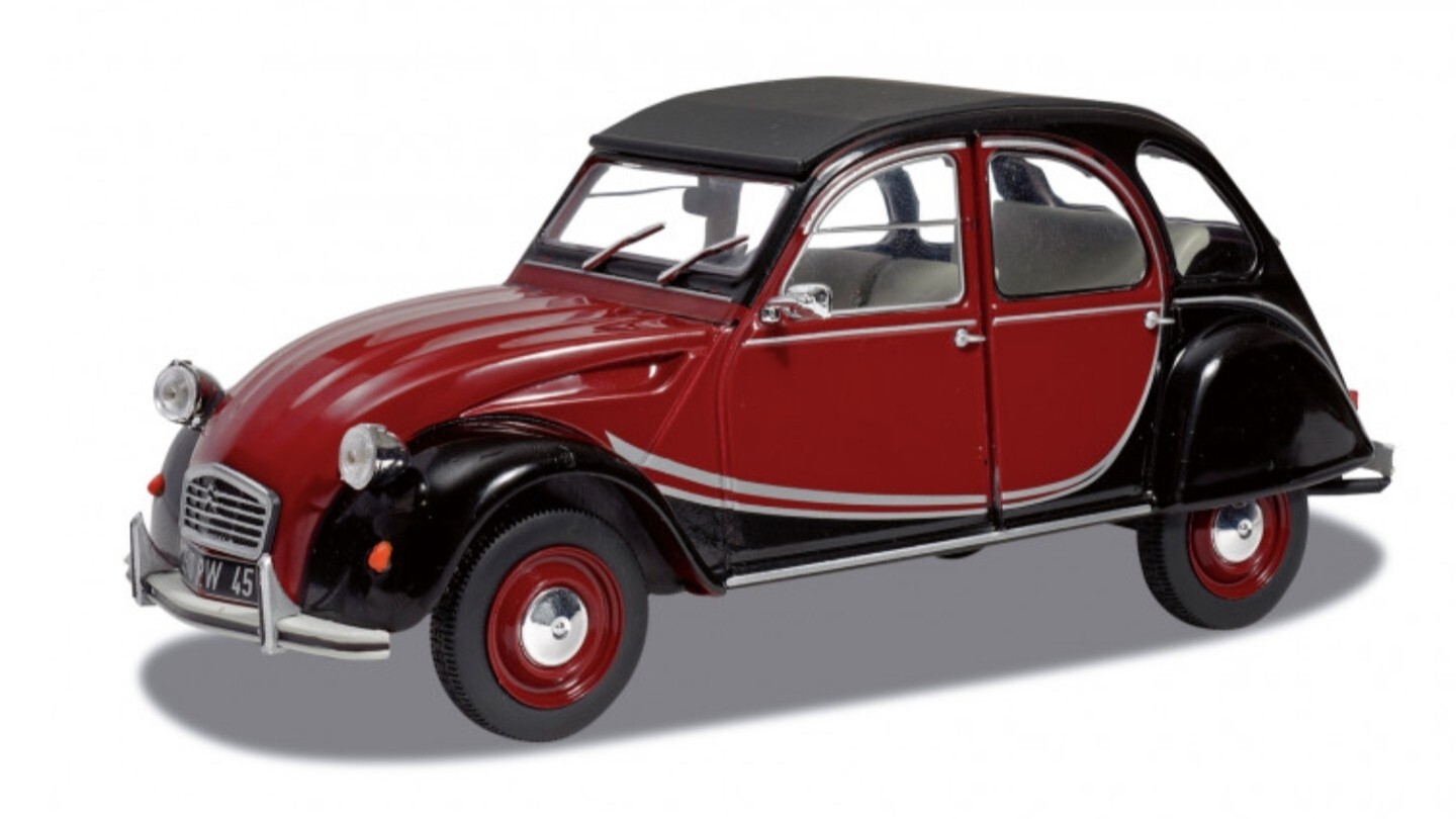 Citroën 2CV Charleston 1982 échelle 1/24 cadeau idéal pour passionné de voiture ancienne