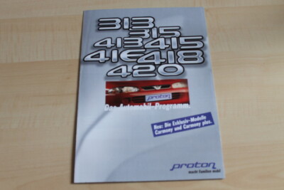 112347) Proton 313 315 413 415 418 420 Prospekt 01/1997