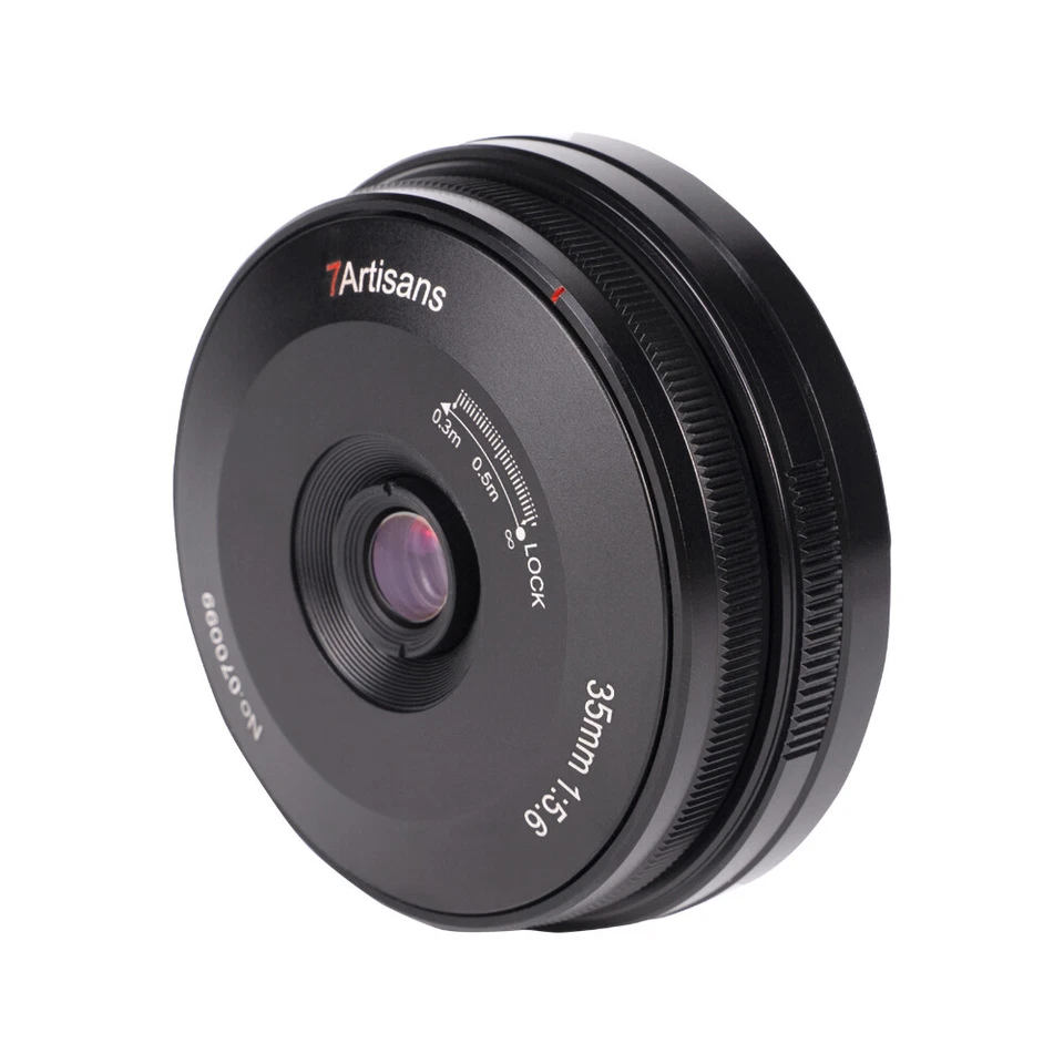 7artisans 35mm F5.6 Full Frame Pancake Lens Canon EOS R RP RF R5 R6 R7 R10 - Image 2 of 3