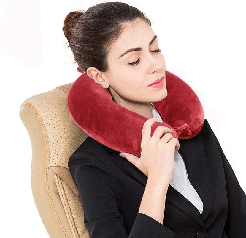 Travel Pillow - Memory Foam Neck Pillow Support Pillow
