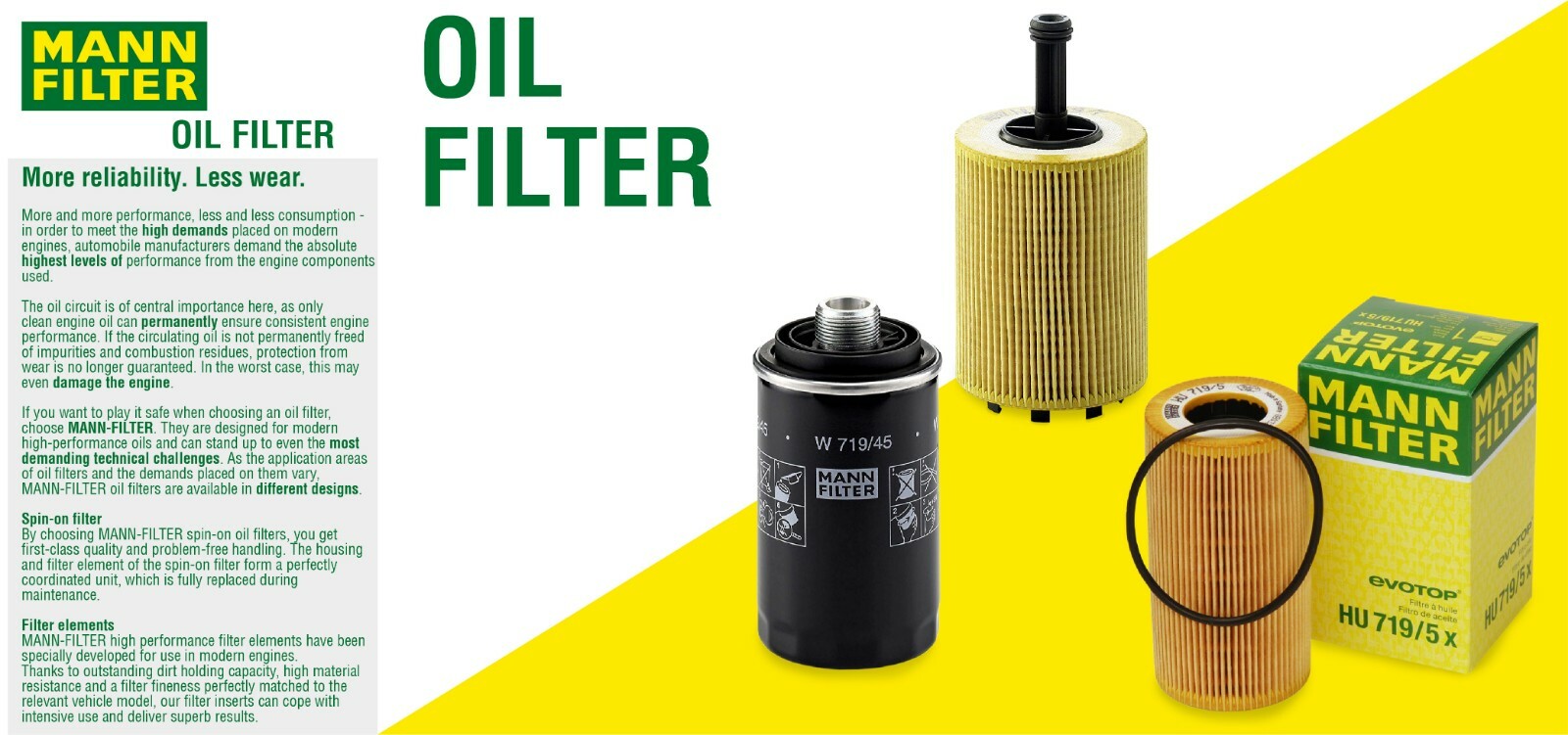 OEM Mann Set of 8 Oil Filters HU 726/2 X 99-05 CASE For VW TDI Jetta/Golf/Passat