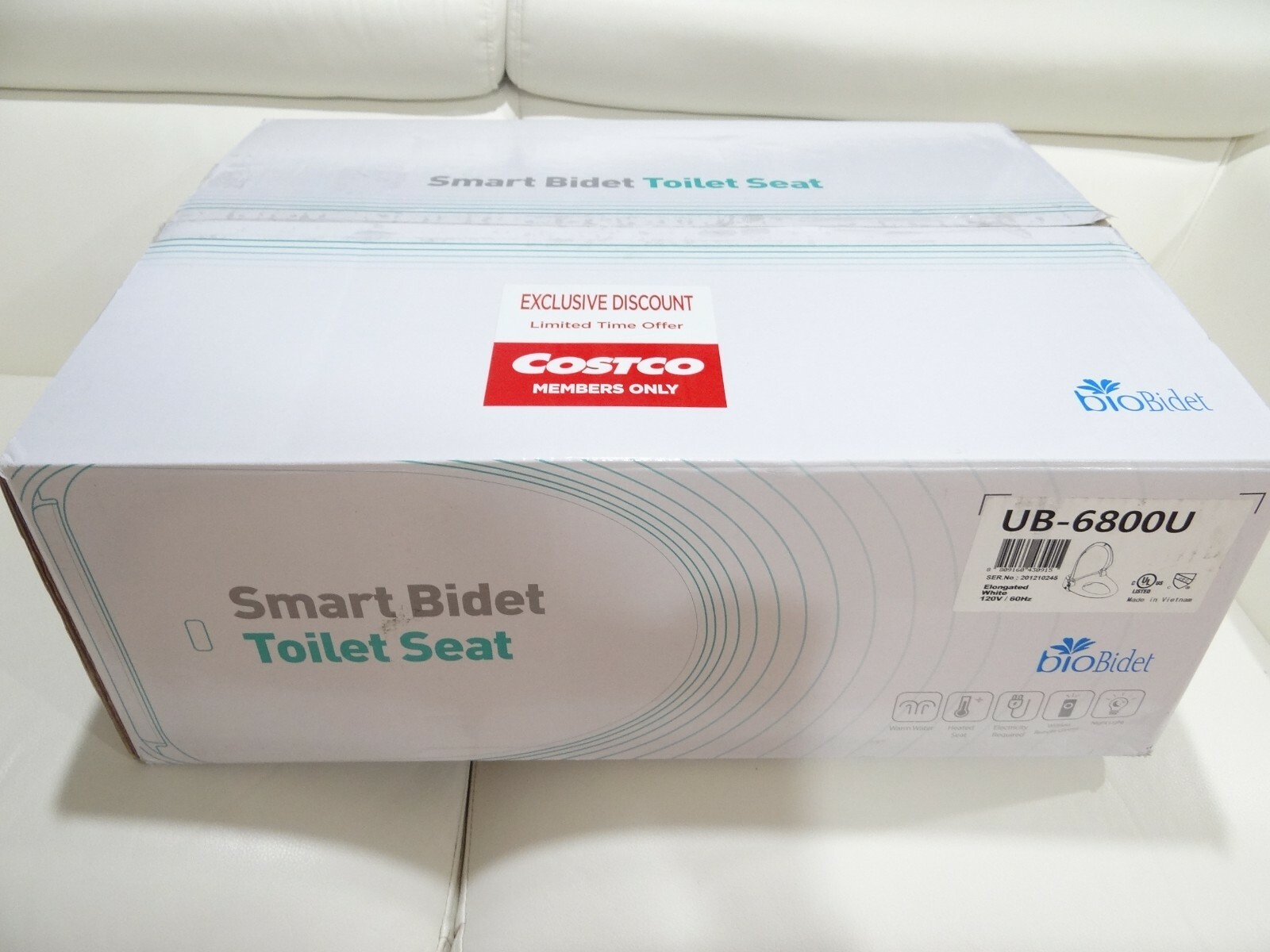Smart Bio Bidet UB6800U Luxury Bidet Seat Elongated White. eBay