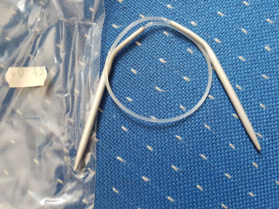 kurze Rundstricknadel 40 cm lang Stärke 4,5 Metall NEU !!