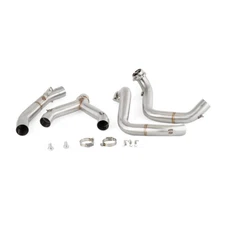 Motorcycle Exhaust Slip-on Header Link Pipe For Moto Guzzi V100 Mandello 22-24