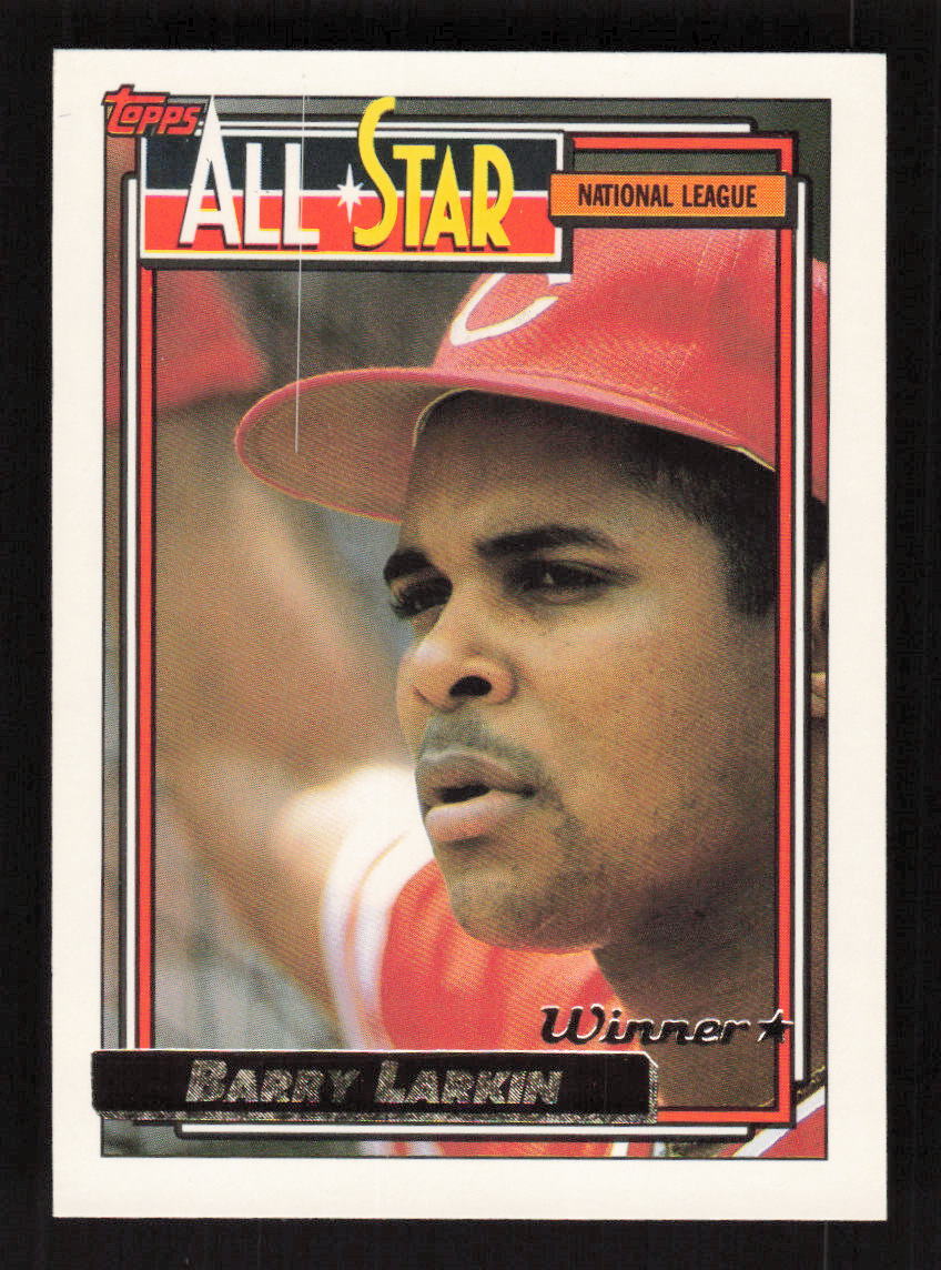 1992 Topps Gold #389 Barry Larkin Cincinnati Reds