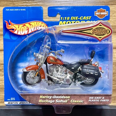 Hot Wheels Harley-Davidson Heritage Softail Classic Motorcycle 1