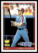 2011 Topps 60 Years of Original Back Larry Walker Montreal Expos #60YOT-99'