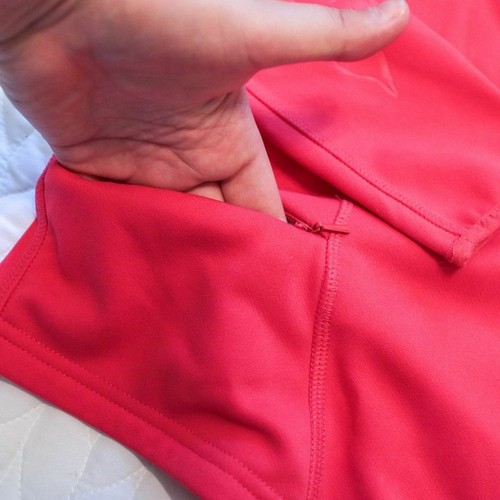 The North Face Women's Hot Pink 1/4 Zip Fleece Lined Pocket Pullover Size XSmall - Picture 9 of 11