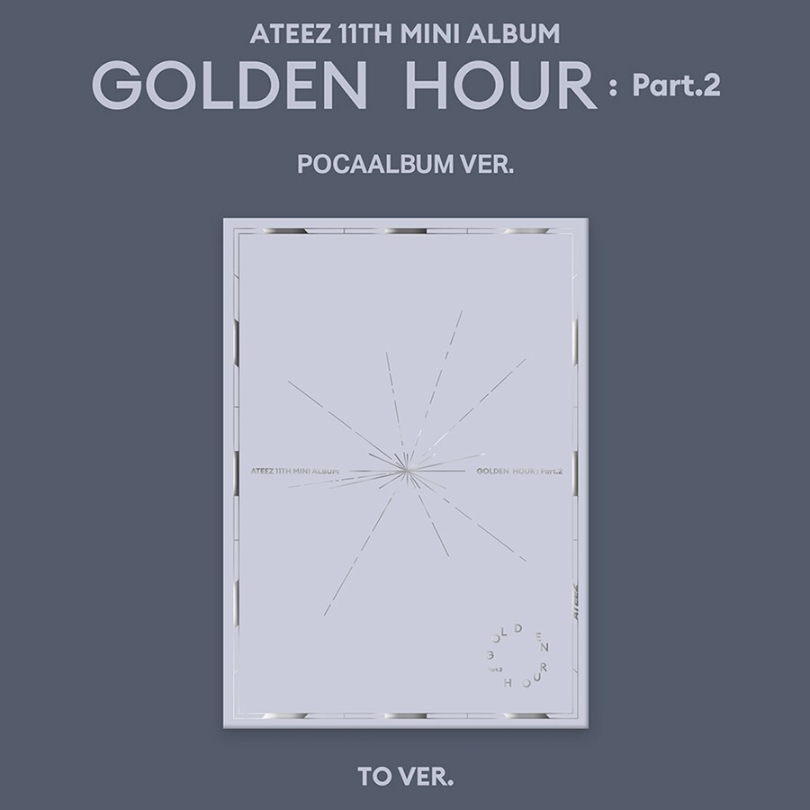 ATEEZ GOLDEN HOUR : PART.2 11th Mini Album POCA Ver/QR Card+