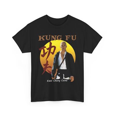 Kung Fu - Kwai Chang Caine T-shirt, Martial Arts Clothing, Shaolin