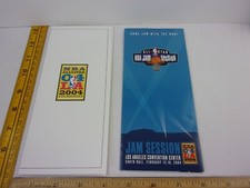 2004 NBA All Star Jam Session Los Angeles pamphlet for attendees