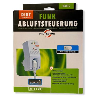 Funk-Abluftsteuerung AS-5120 DIBT PROTECTOR 1000W