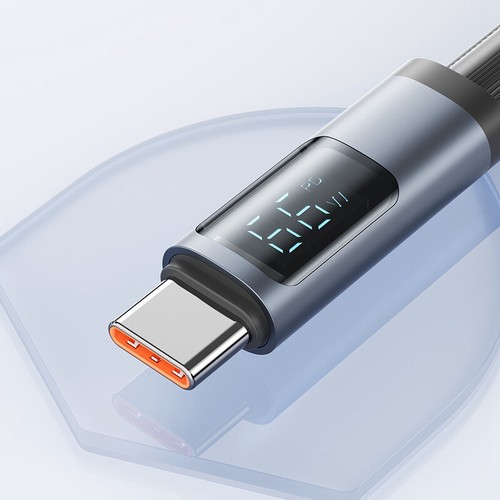 Fast Charging Cable Type C Micro USB for iPhone Data Sync Voltage Display Cables - Picture 15 of 24