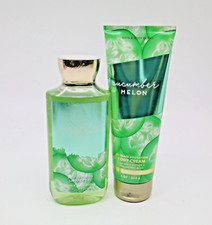 Bath Body Works Cucumber Melon Shower Gel Body Cream 2-piece Set NEW