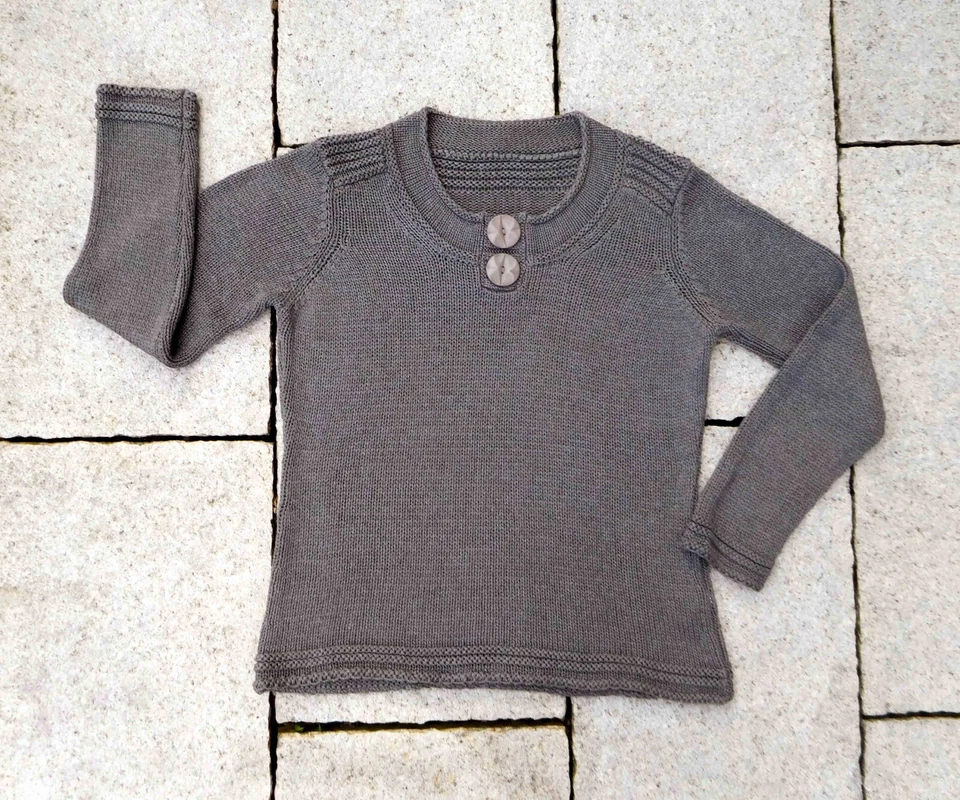 Edler passport Pulli Gr.38/40, dunkelbronze, Acryl + Viskose. SPENDENAKTION! - Bild 2 von 4